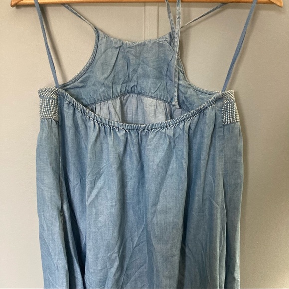 Anthropology Cloth & Stone Chambray Halter Dress - Picture 4 of 5